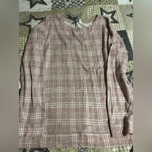 Plaid long sleeve